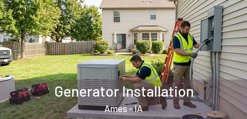  Generator Installation Ames - IA
