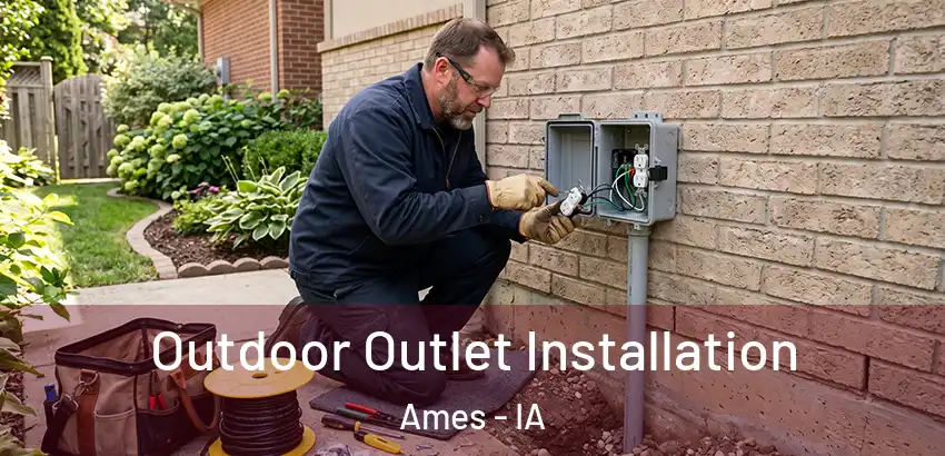  Outdoor Outlet Installation Ames - IA